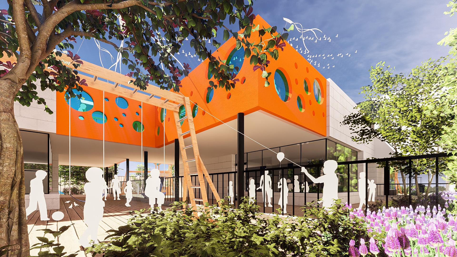 מקבץ שמונה גני ילדים, מגרש 302, עמנואל